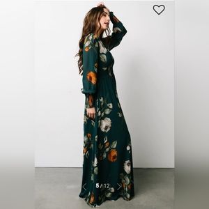 Baltic Born Green Floral Maxi Dress